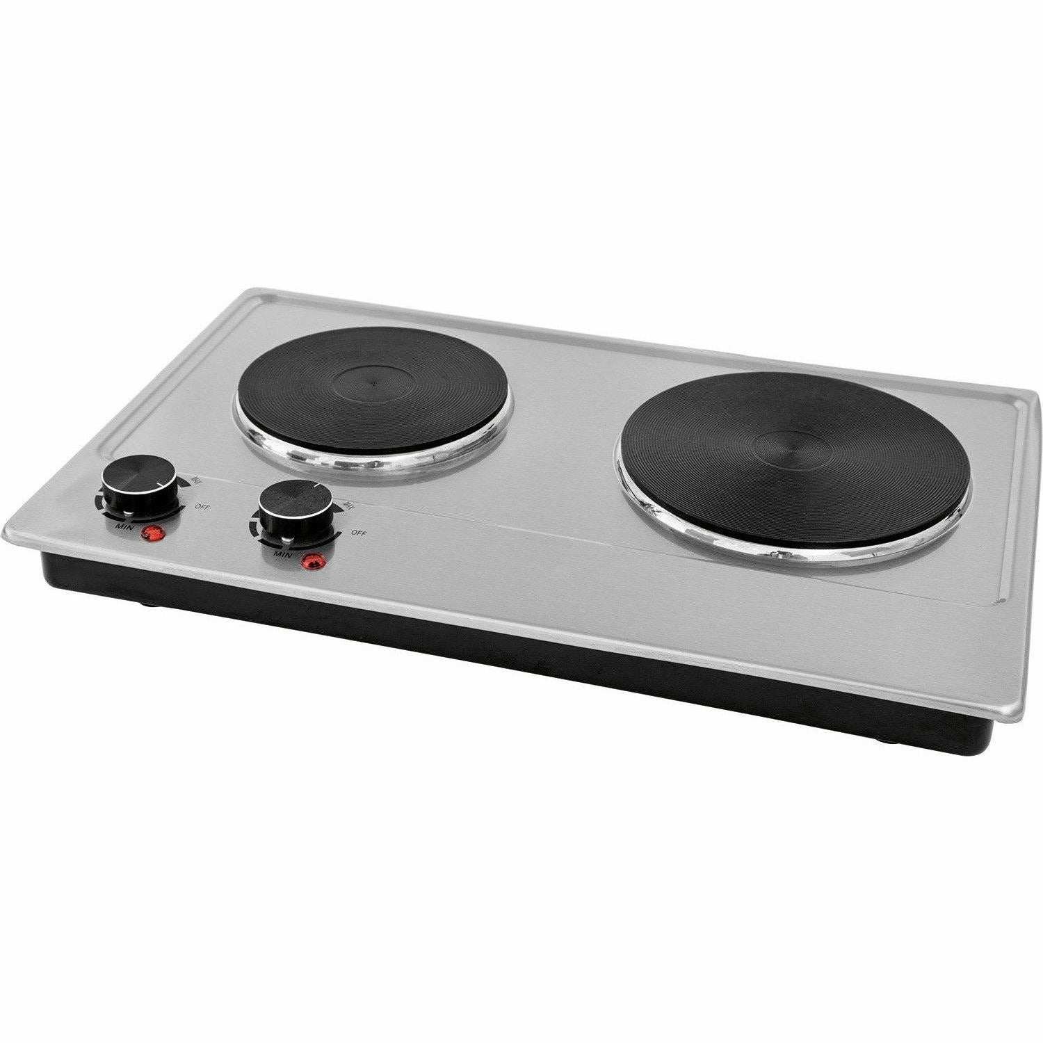 DICTROLUX - Fornello Elettrico con doppia piastra Steel Cook Two 2500 Watt