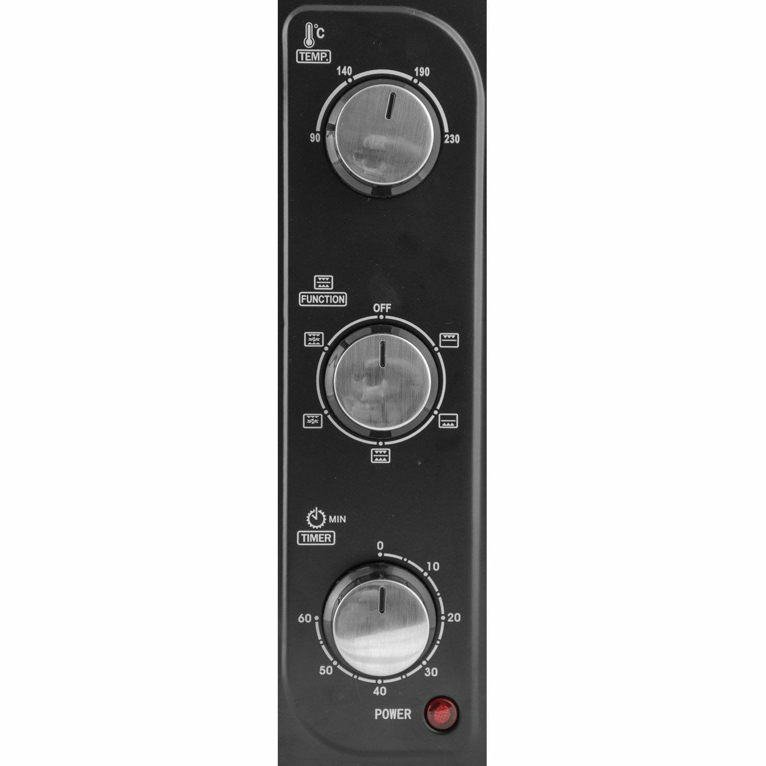 DICTROLUX - Forno elettrico ventilato Black Evolution 45 Litri 1800 Watt