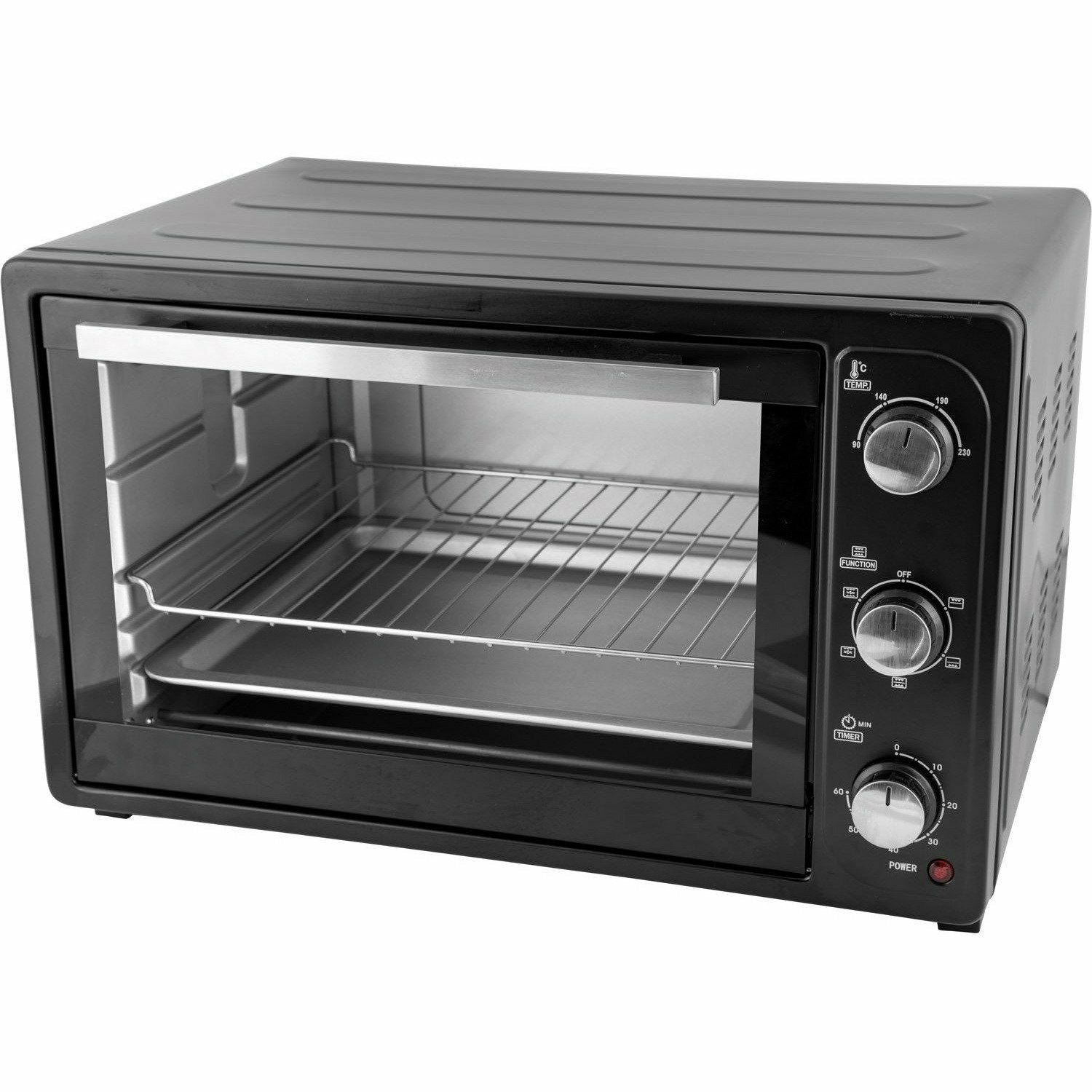 DICTROLUX - Forno elettrico ventilato Black Evolution 45 Litri 1800 Watt