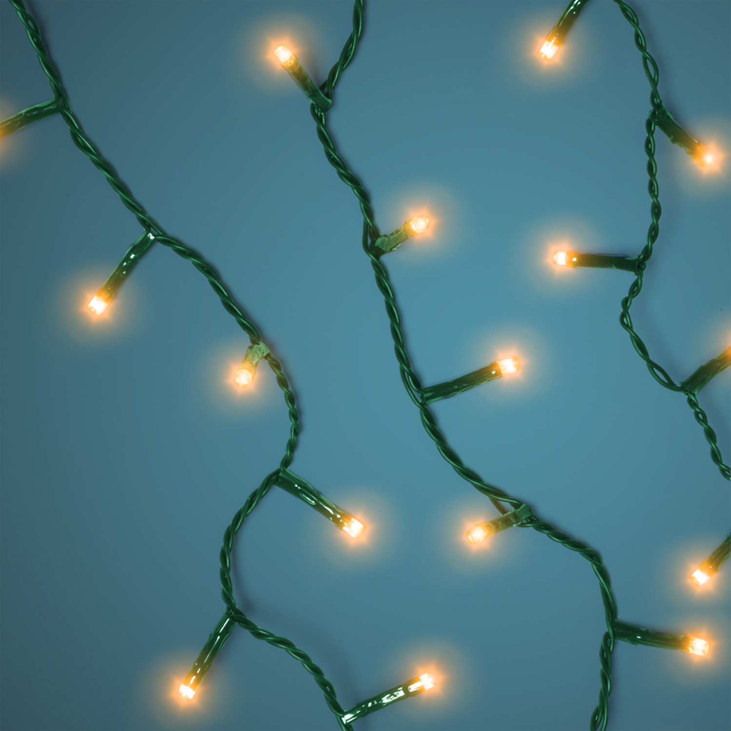 DICTROLUX - Catena luminosa 180 Led oro - 7,2 metri