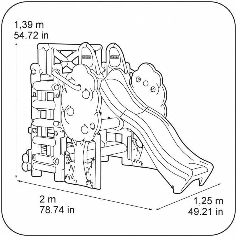 FEBER - Casetta del bosco con scivolo